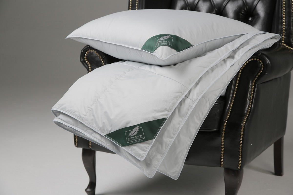 Одеяло и подушки из пуха серого гуся Anna Flaum FRUHLING 4L0A9989.JPG